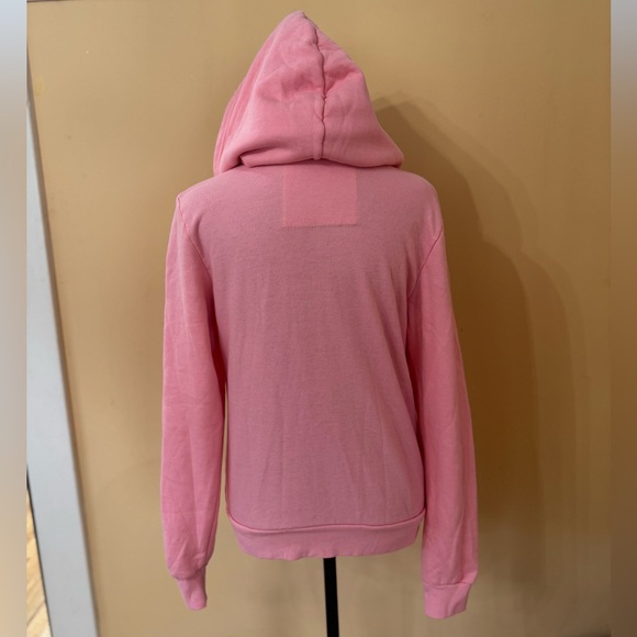 NWT AVIATOR NATION SWEAT SUIT SET HOODIE AND JOGGERS PINK 5 STRIPE - Picture 10 of 15